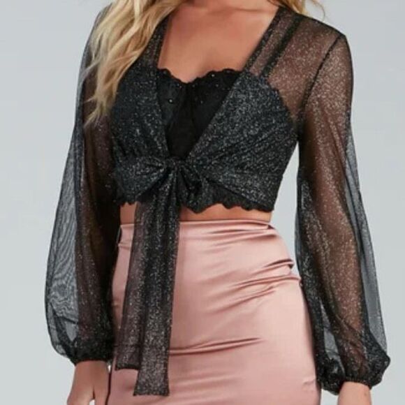 Windsor black mesh glitter jacket - Picture 14 of 14